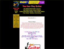 Tablet Screenshot of guitartabbooks.com